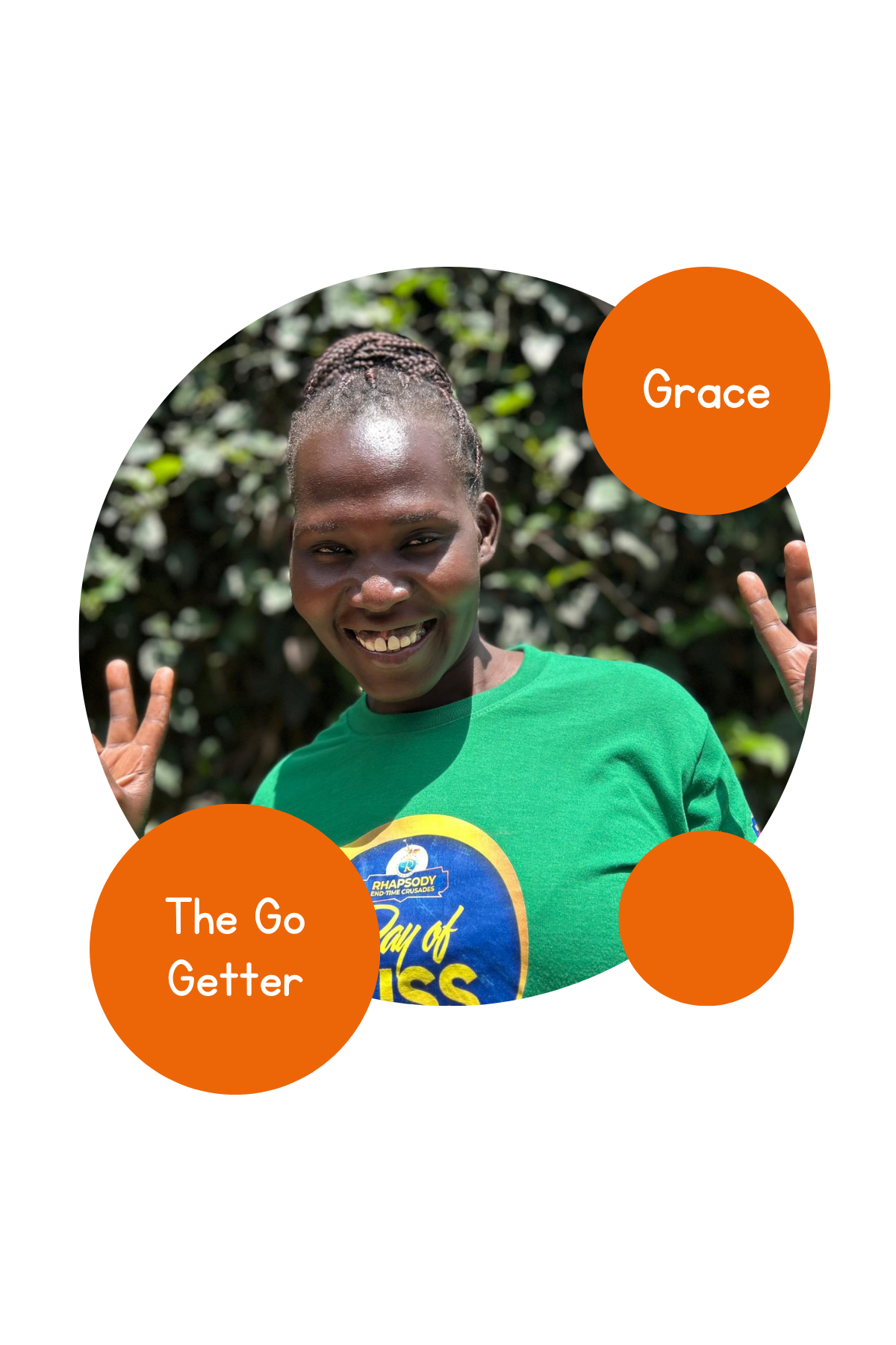 Grace, a driven team member at DoGoodEarth.com, known as “The Go Getter,” supporting eco-friendly and sustainable business initiatives