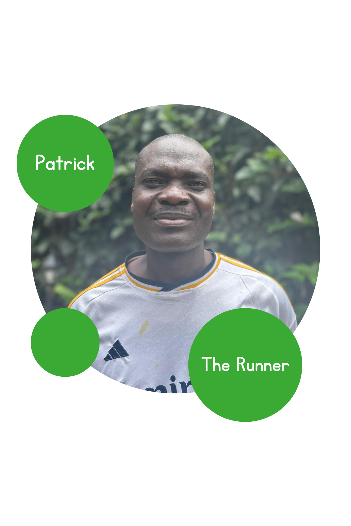 Patrick DoGoodEarth team member eco-friendly business staff sustainable brand team runner outdoor portrait
