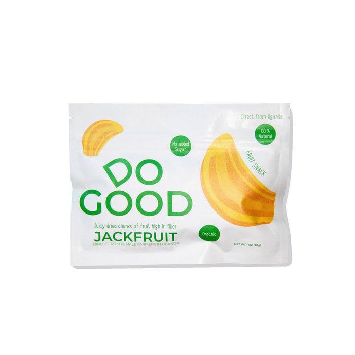 DoGood Organic Jackfruit Snack Pack – healthy dried jackfruit chunks, 100% natural and no added sugar